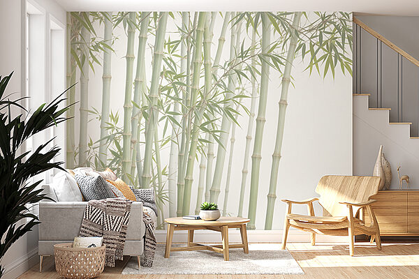 Group of bamboo stems Group of bamboo stems