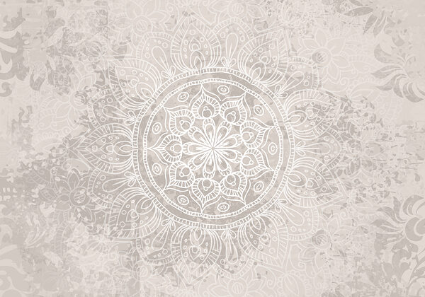 White and gray mandala w08246p 600x420 - White and gray mandala