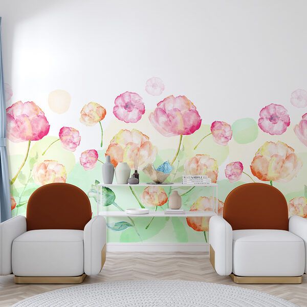 Watercolor painting of flowers Watercolor painting of flowers