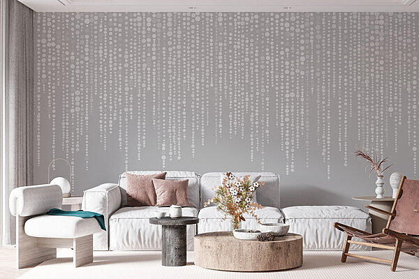 Grey and white background with dots Grey and white background with dots