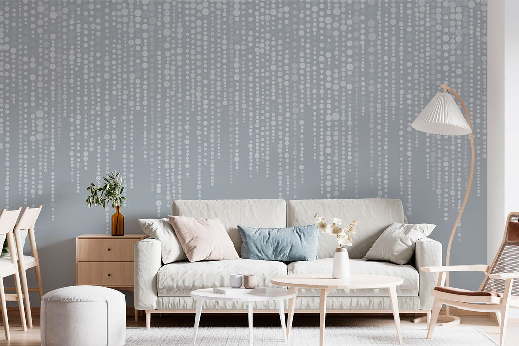 Grey and white background with dots Grey and white background with dots