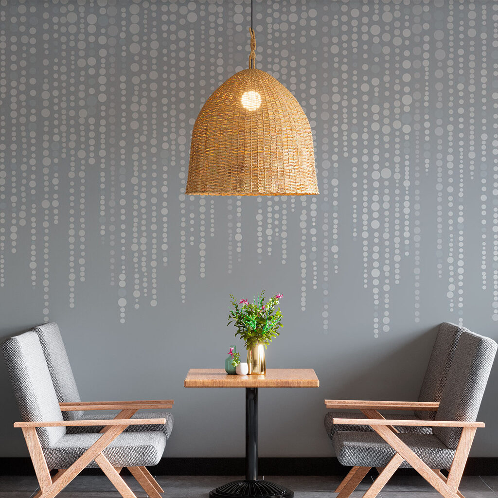 Grey and white background with dots Grey and white background with dots