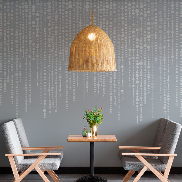 Grey and white background with dots Grey and white background with dots