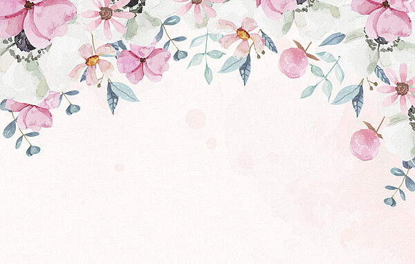 Watercolor painting of flowers Watercolor painting of flowers