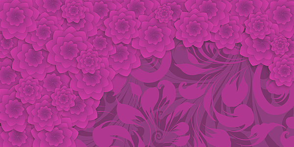Purple and pink floral background Purple and pink floral background