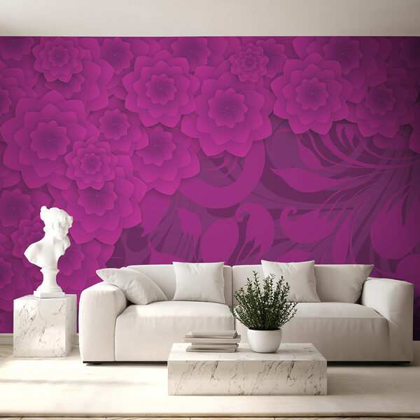 Purple and pink floral background Purple and pink floral background