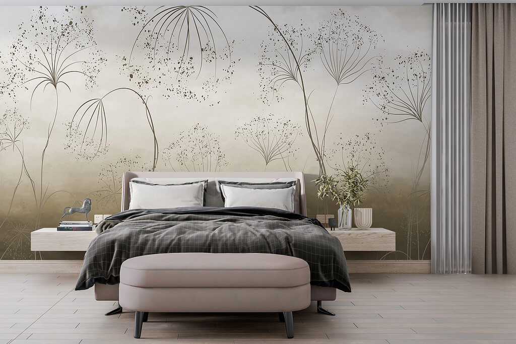 Ethereal landscape of delicate blooms Ethereal landscape of delicate blooms