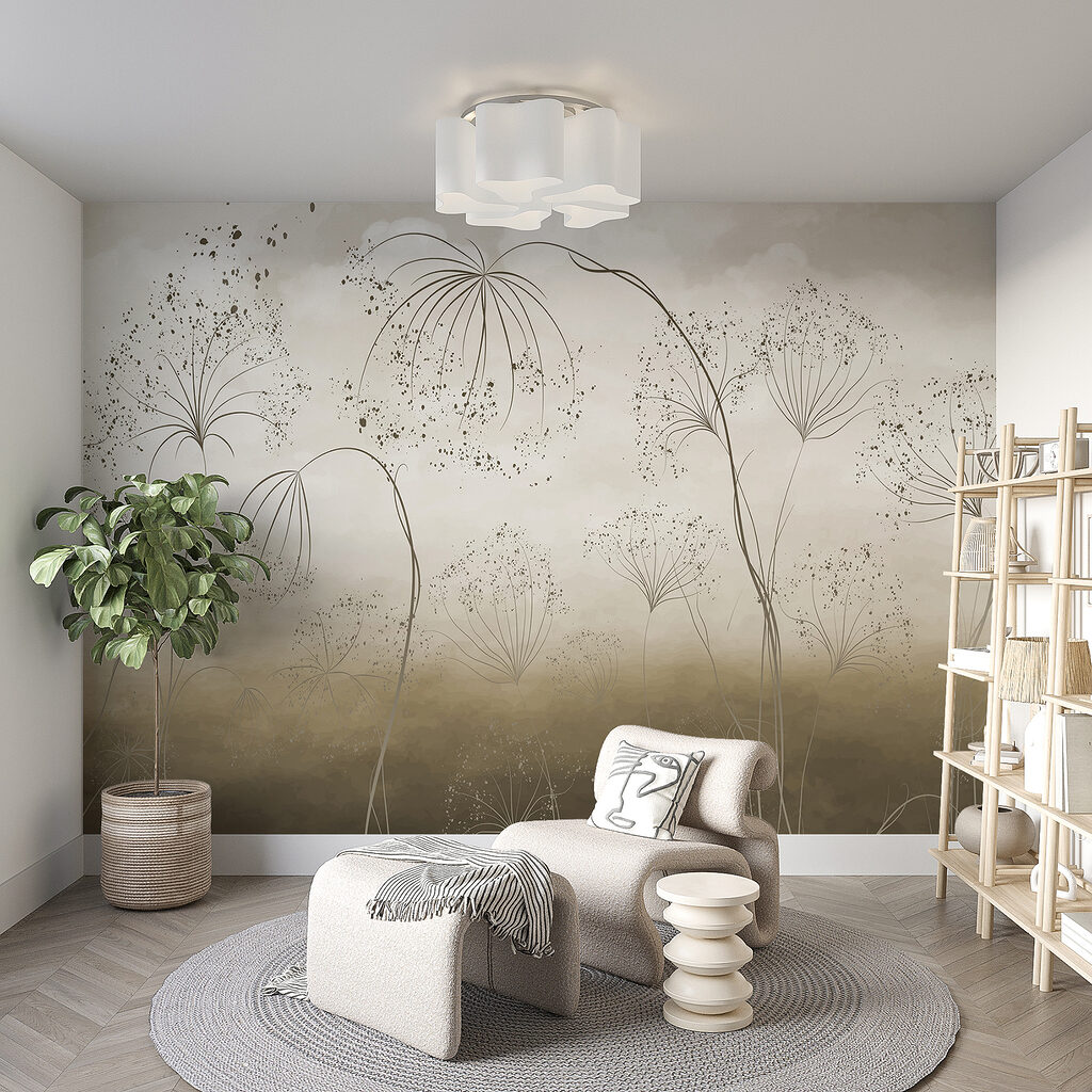 Ethereal landscape of delicate blooms Ethereal landscape of delicate blooms