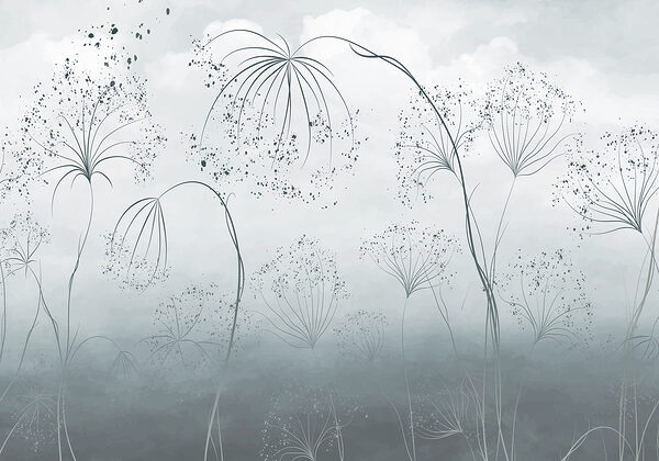 Greyscale shot of flowers Greyscale shot of flowers