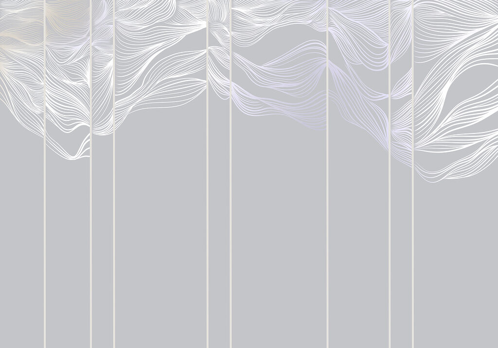 White and purple line art White and purple line art