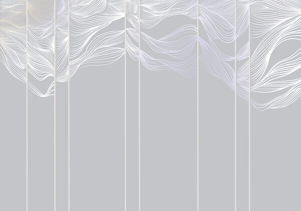 White and purple line art White and purple line art