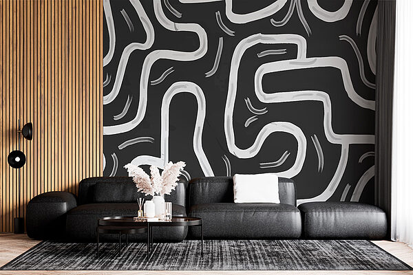 Black and white maze w00972v2pig22r 600x400 - Black and white maze