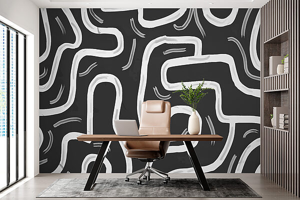 Black and white maze w00972v2piw3mr 600x400 - Black and white maze