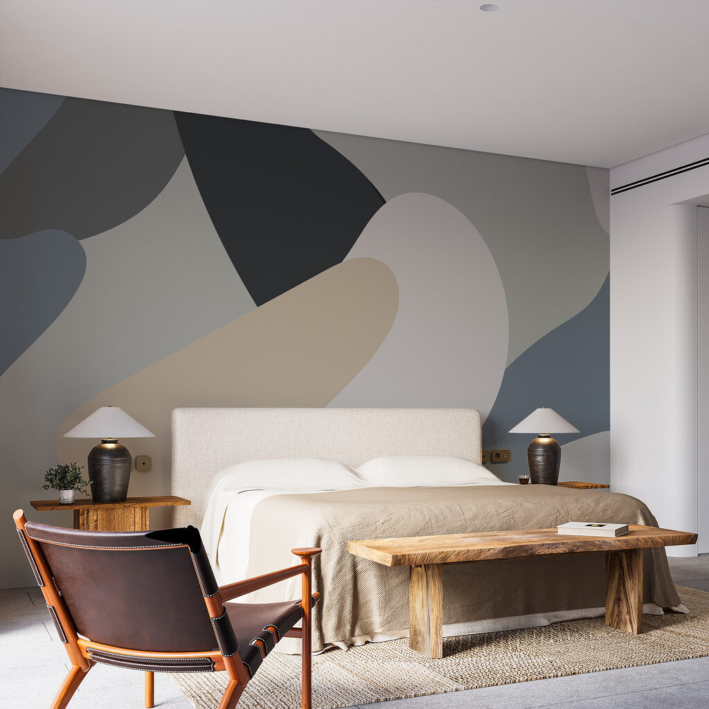 Colorful pattern with curved lines Colorful pattern with curved lines