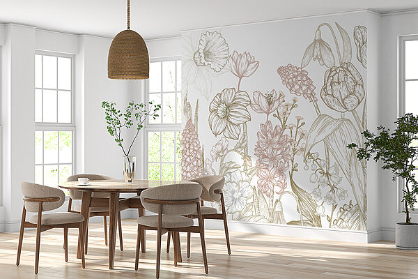 Drawing of flowers and plants Drawing of flowers and plants
