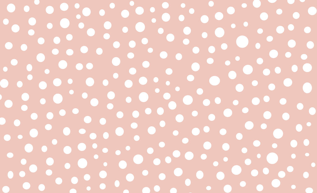 Pink and white polka dot pattern Pink and white polka dot pattern