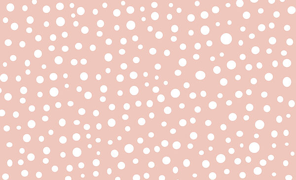 Pink and white polka dot pattern Pink and white polka dot pattern