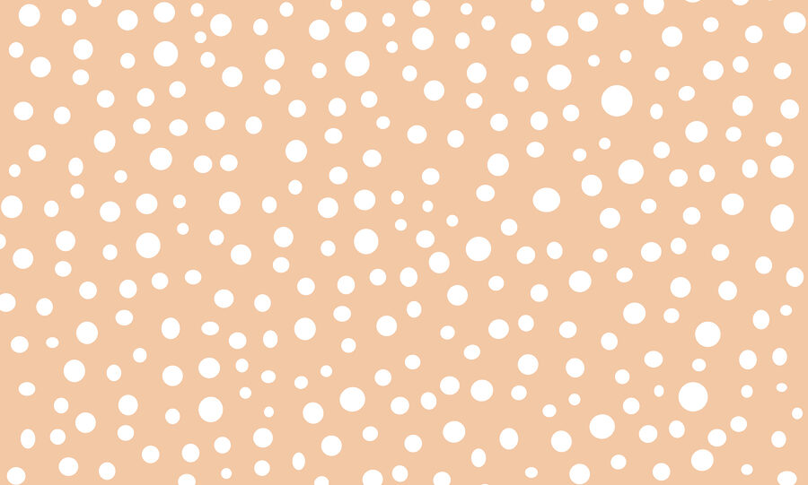 White dots on a pink background
