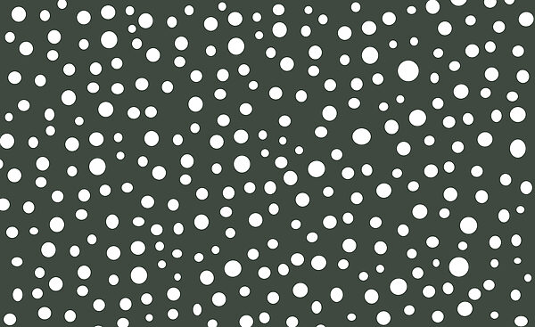 White dots on a green background White dots on a green background