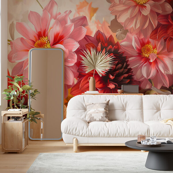 Group of flowers with a blurry background Group of flowers with a blurry background