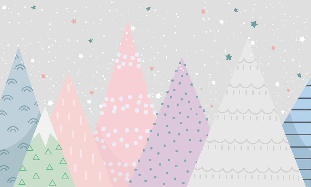 Group of trees with stars Group of trees with stars