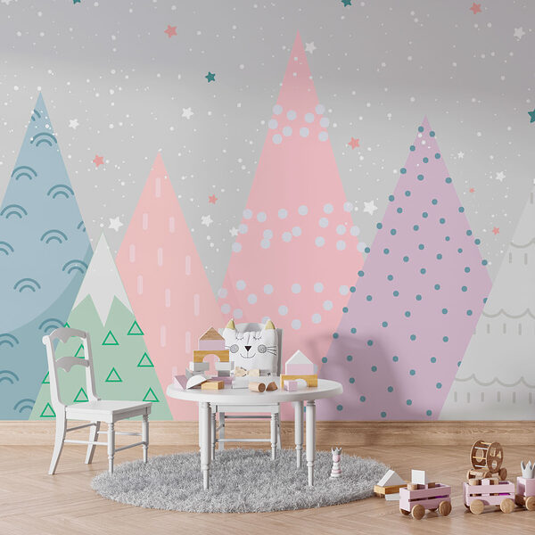 Group of trees with stars Group of trees with stars