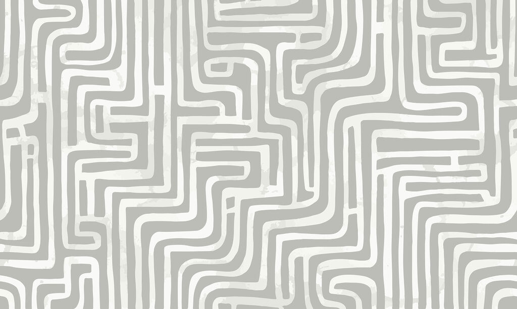 Grey and white maze Grey and white maze