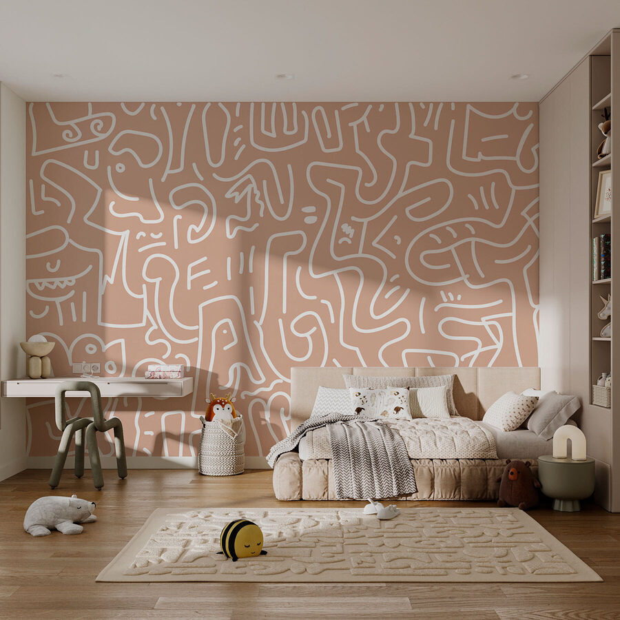 Pattern of lines and shapes