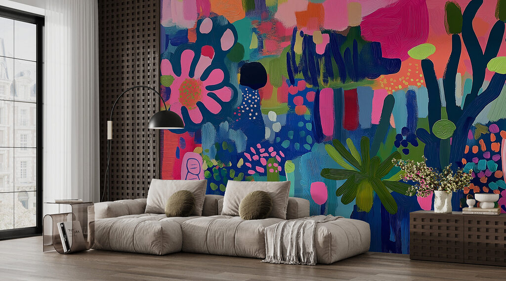 Colorful painting of plants and flowers w08284pig3r 1024x569 - Colorful painting of plants and flowers