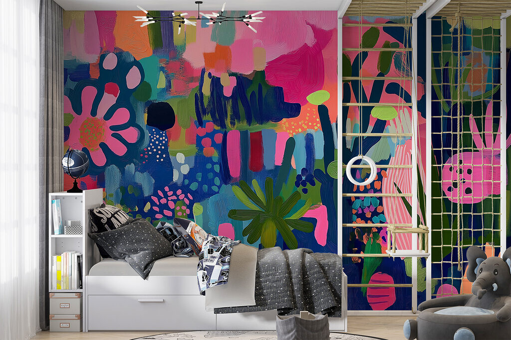 Colorful painting of plants and flowers w08284pir1r 1024x683 - Colorful painting of plants and flowers