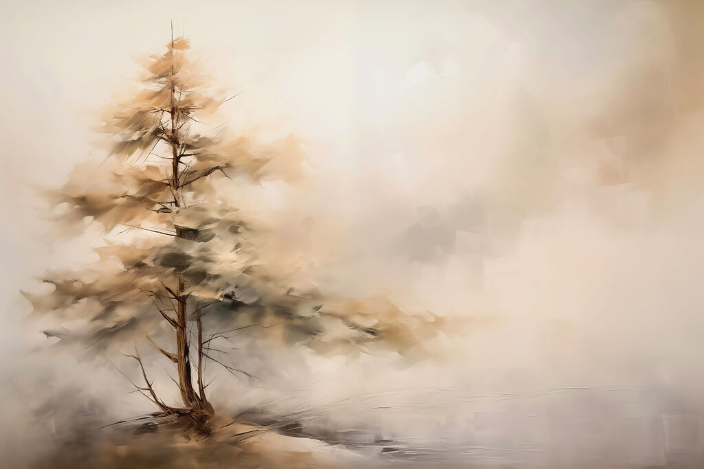 Tree in the fog Tree in the fog