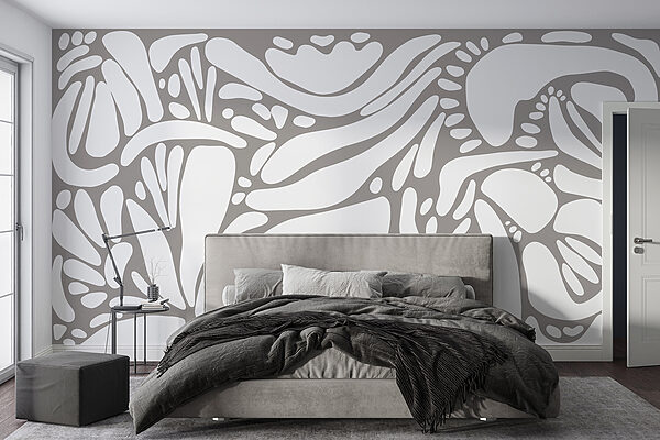 White and gray pattern White and gray pattern