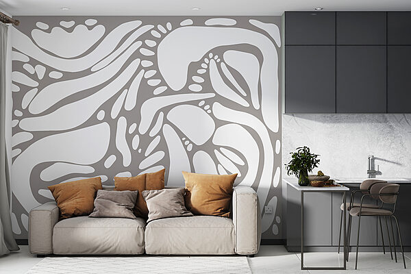 White and gray pattern White and gray pattern