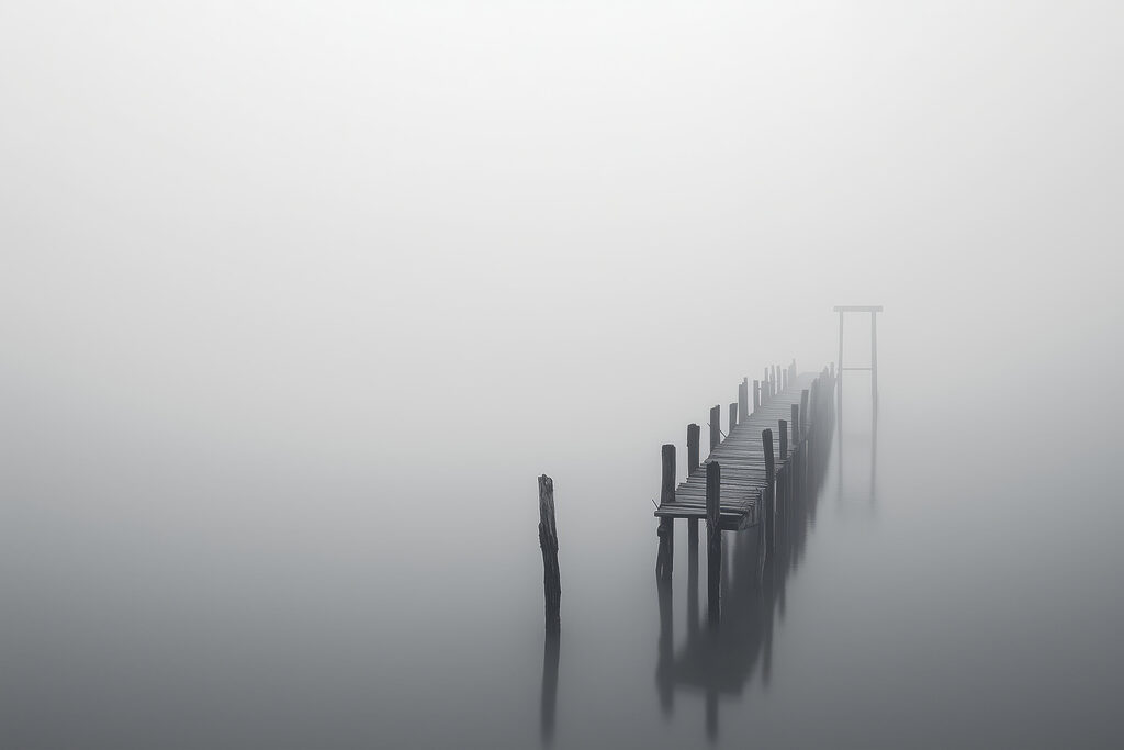 Dock in the fog Dock in the fog