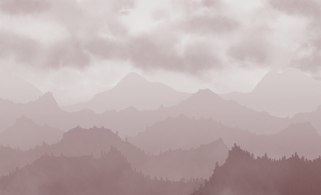 Foggy mountain range Foggy mountain range