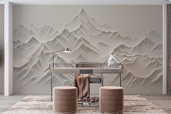 White mountain range with snow White mountain range with snow