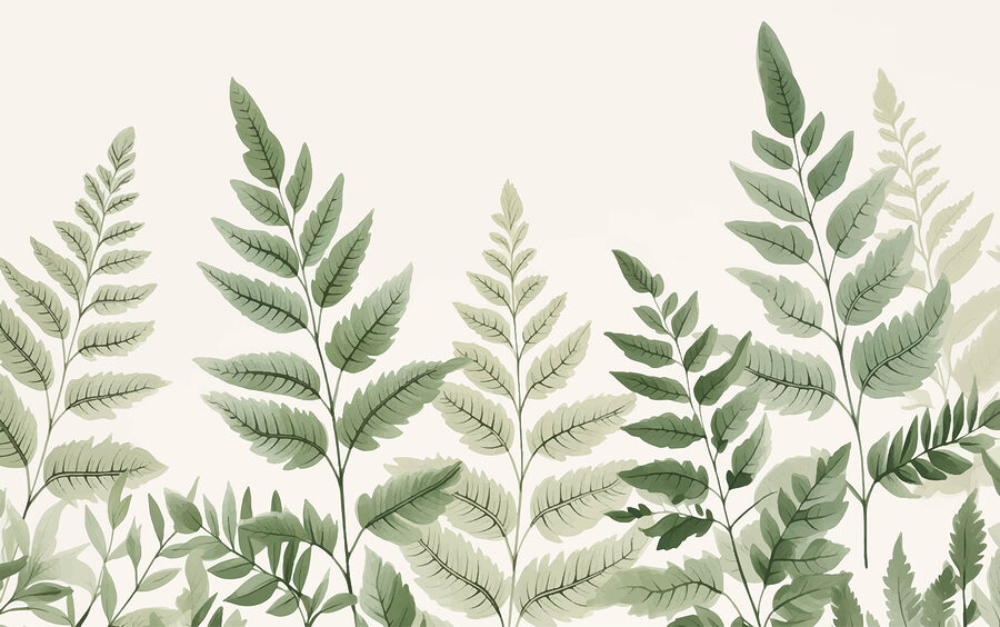 Group of green leaves