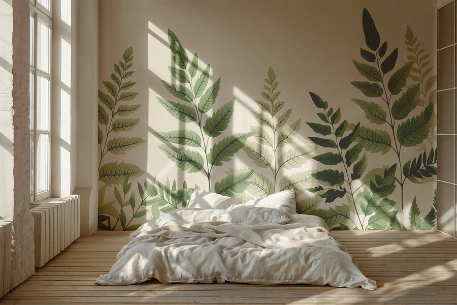 Group of green leaves