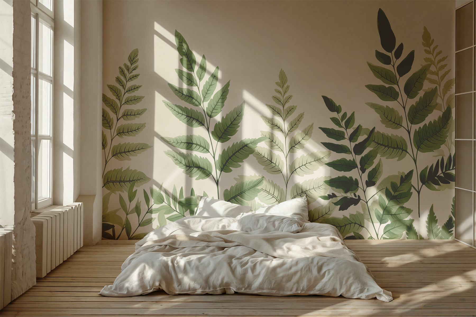 Group of green leaves