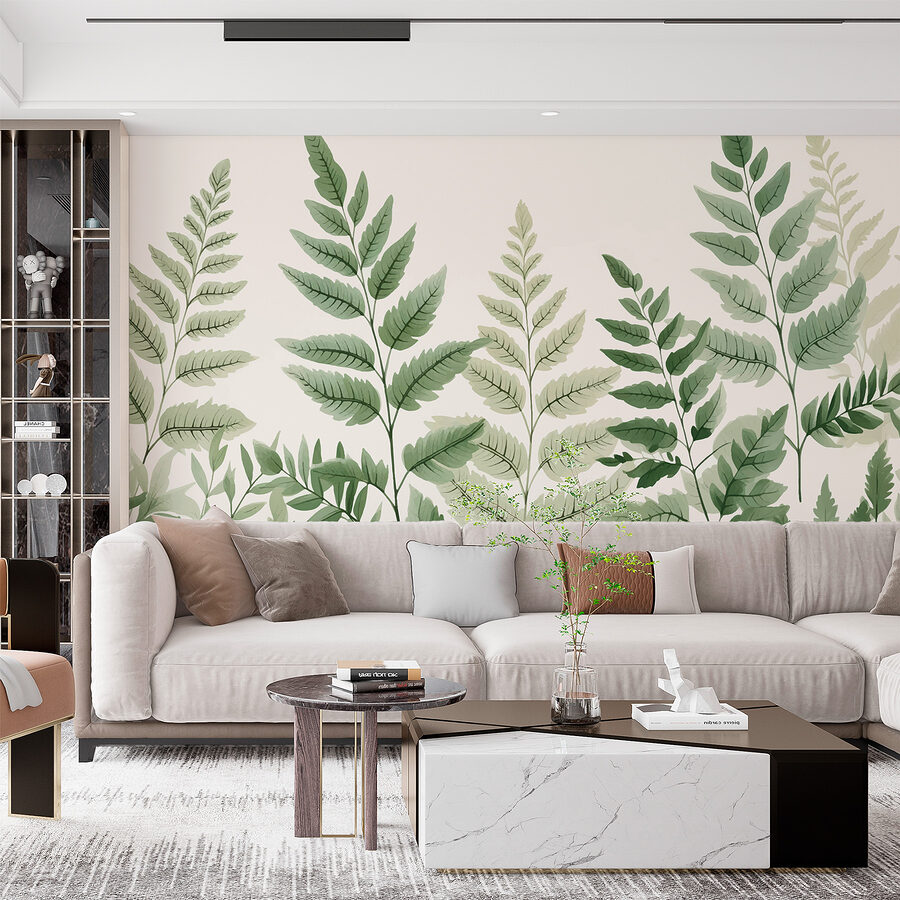 Group of green leaves