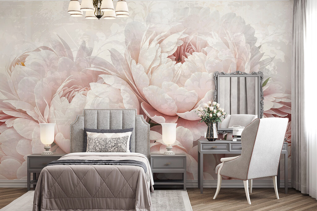 Group of pink flowers Group of pink flowers