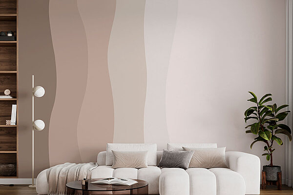 White and brown wavy lines White and brown wavy lines