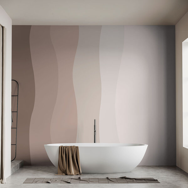 White and brown wavy lines White and brown wavy lines