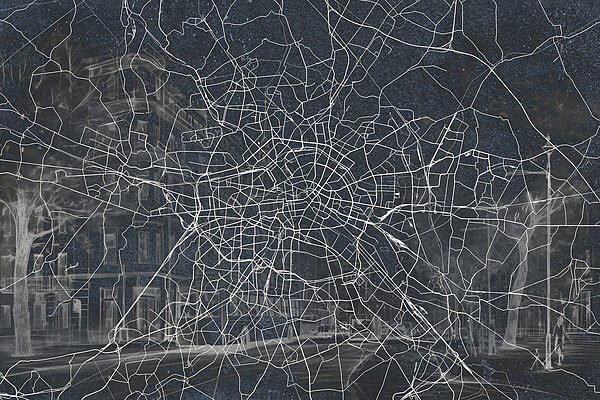 Map of a city Map of a city