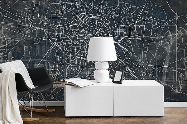 Map of a city Map of a city