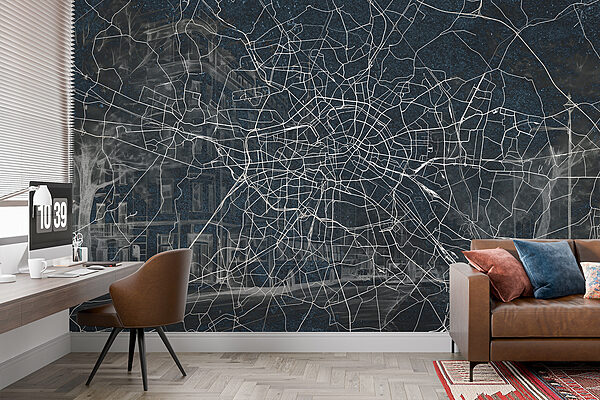 Map of a city Map of a city