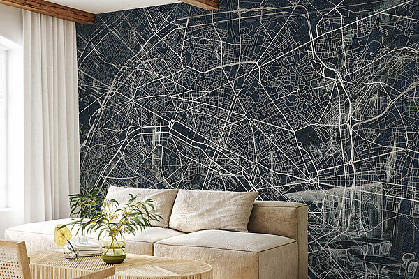 Map of a city Map of a city