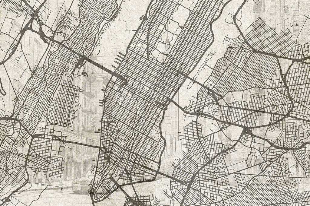 Map of a city Map of a city