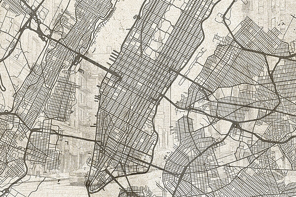 Map of a city Map of a city