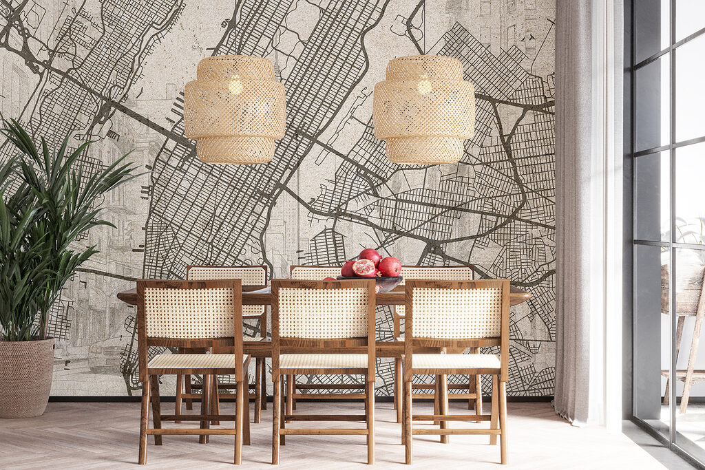 Map of a city Map of a city